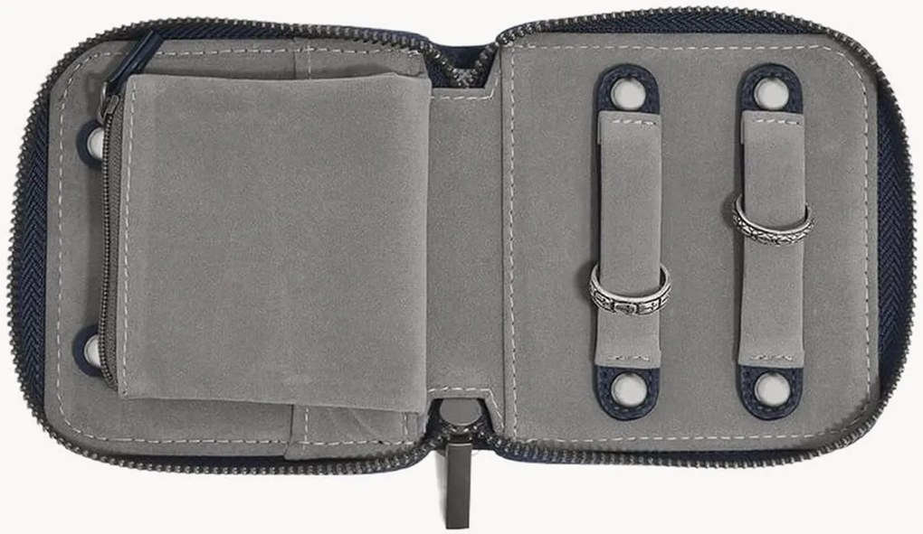 Compacte sieradenrol Pebble Navy