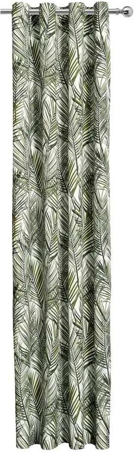Gordijn Philip - botanical green - 250x140 cm (1 stuk) - Leen Bakker