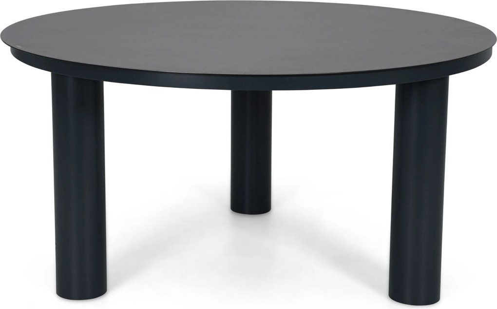 Tuinset Ronde Tuintafel 6 personen 150 cm Rope Grijs Santika Furniture Santika