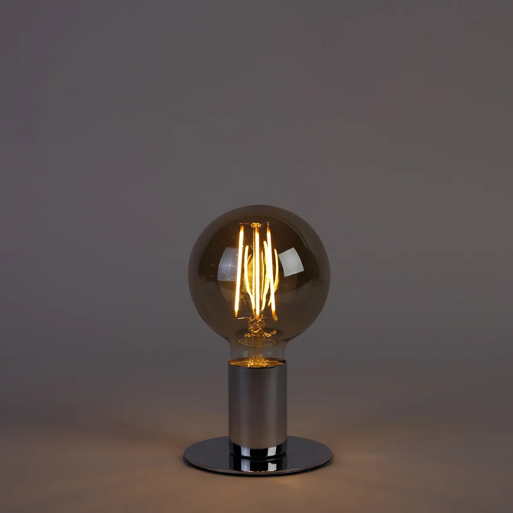 Set van 5 E27 3-staps dimbare LED lamp G95 goud glas 5W 380 lm 2200K