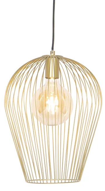 Design hanglamp goud - Wire Ario