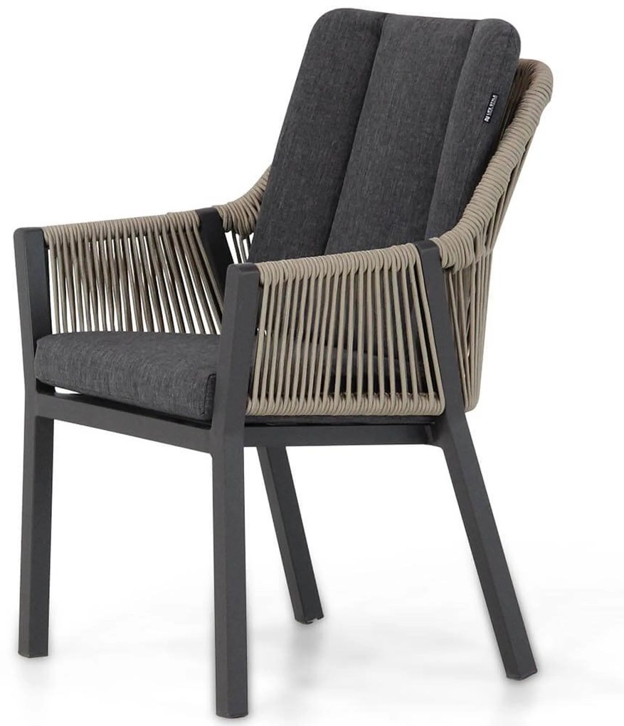 Tuinset 4 personen 164 cm Rope Taupe Lifestyle Garden Furniture Verona/Residence