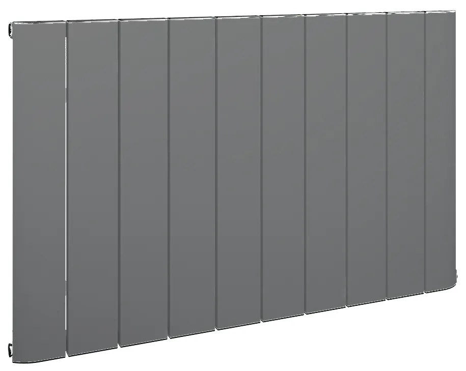 Eastbrook Peretti horizontale aluminium radiator 60x85cm Antraciet 999 watt