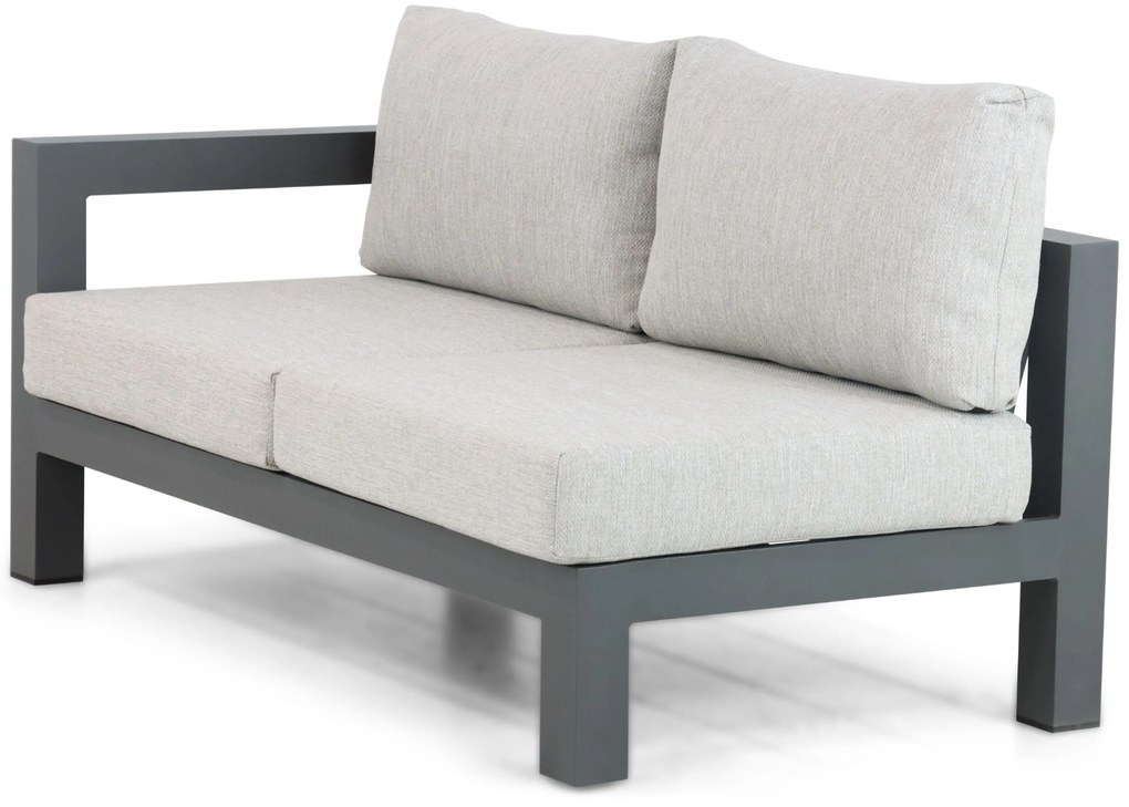 Hoek loungeset 5 personen Aluminium Grijs Lifestyle Garden Furniture Luca