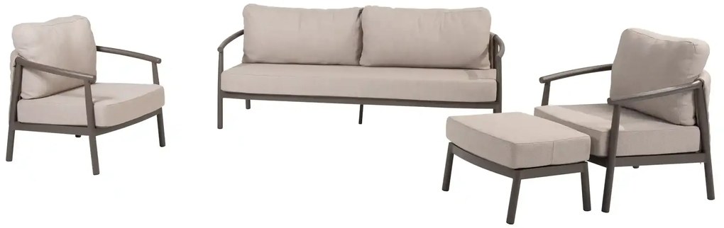 Taste by 4 Seasons Barolo loungeset terre Loungeset   bruin weerbestendig