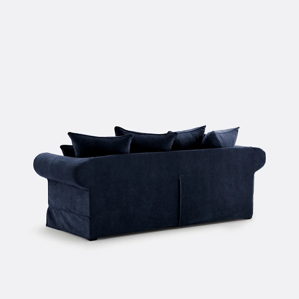 2- of 3-zits rechte bank van gemêleerd polyester, ADELIA