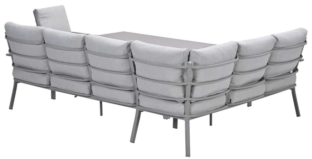 Garden Impressions Senja lounge dining set 4-delig links incl. stoel - valley sand