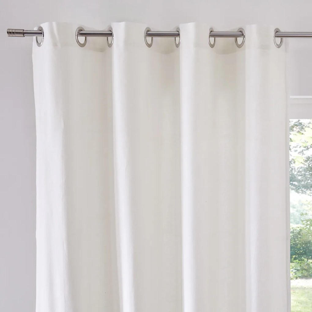 Katoenen gordijn met oogjes Scenario