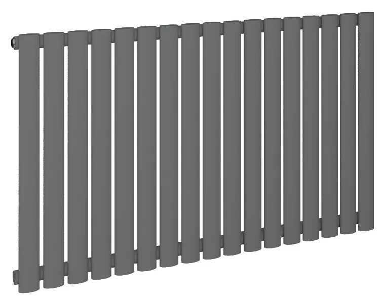 Eastbrook Tunstall Horizontale radiator 60x58,9cm Antraciet 541 watt