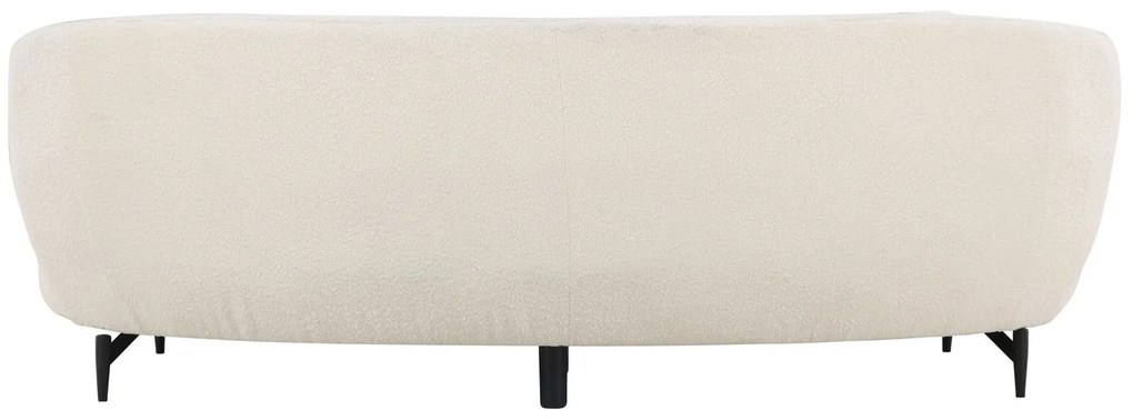 Jörn Luis Sofa - 2,5-Zitsbank - Wit Boucle / Teddy Stof - Jorn