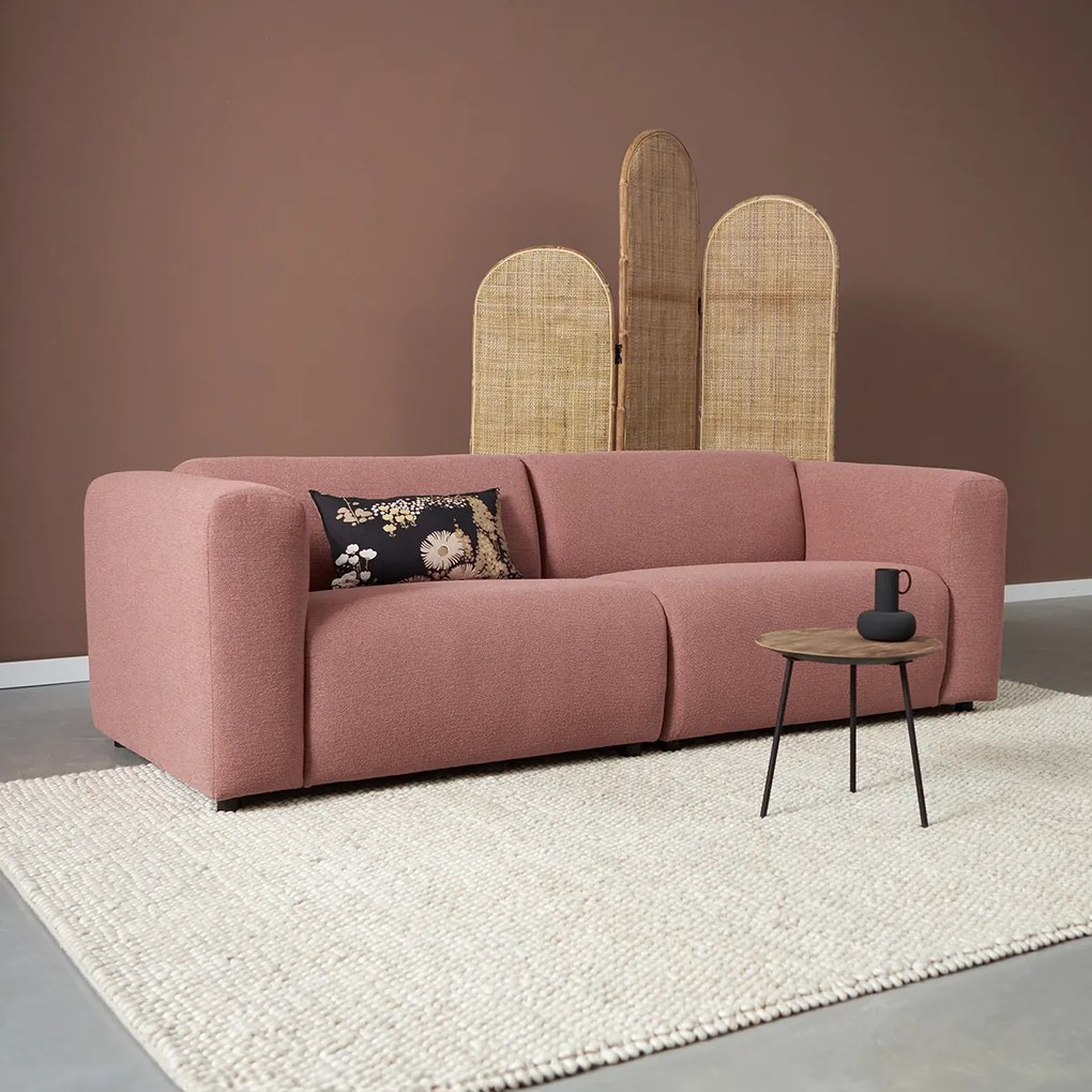 Elementen 3-zits Bank Terracotta Roze
