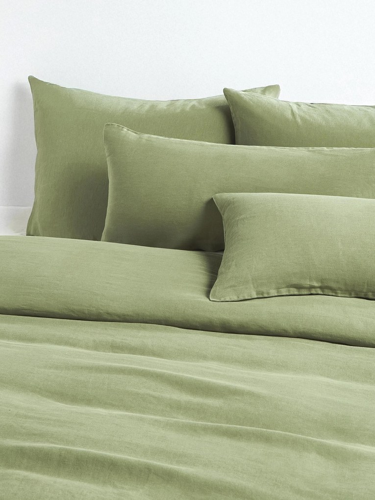 Gewassen linnen dekbedovertrek Airy