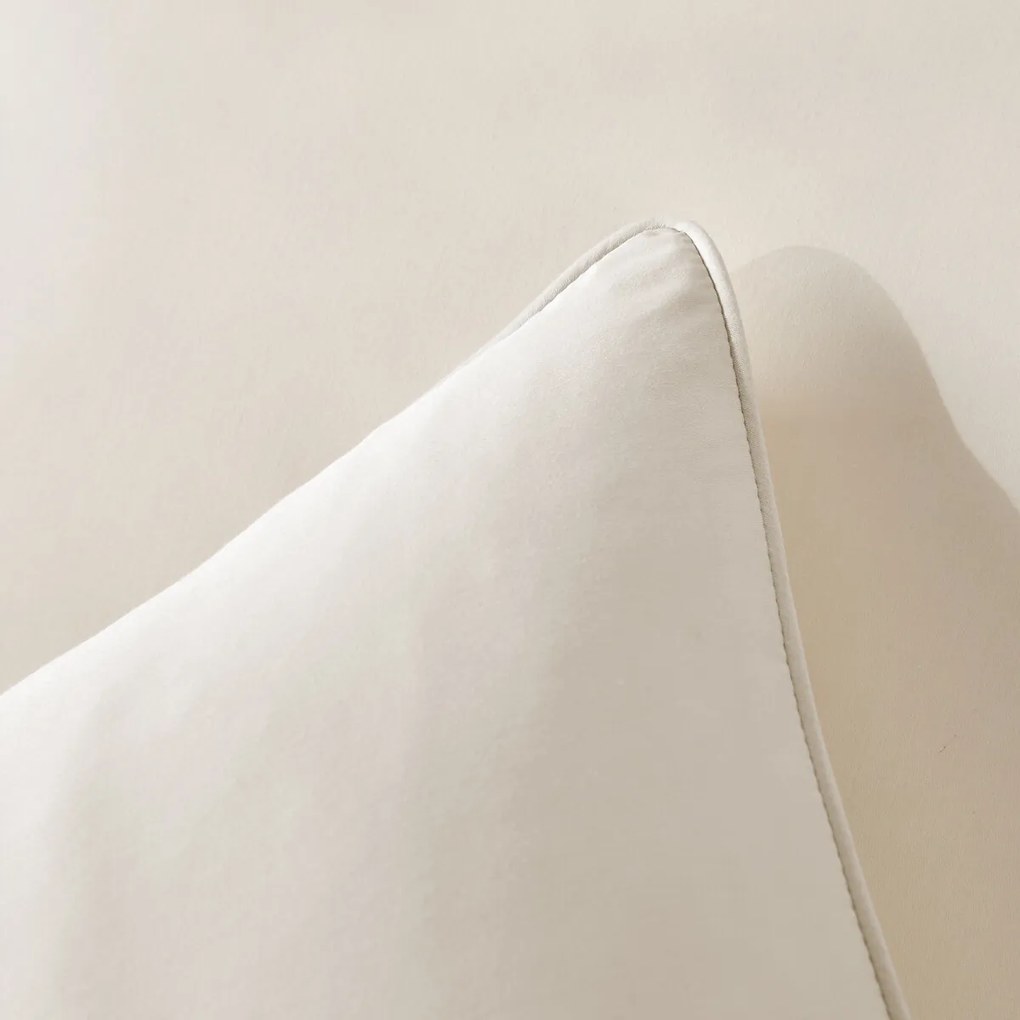 Kussensloop in katoensatijn, 153 draden, Opale