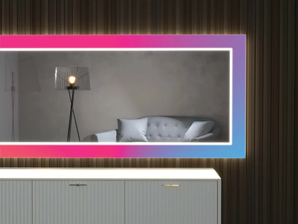 LED spiegel met decor D25