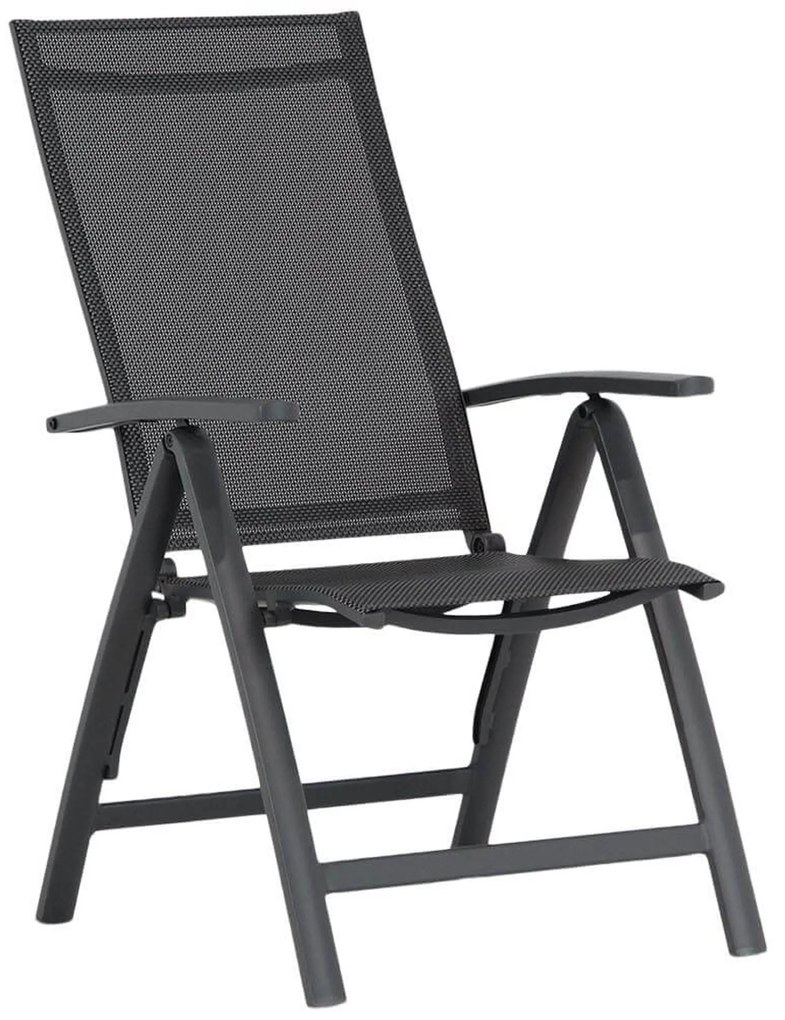 Tuinset 6 personen 217 cm Aluminium/textileen Grijs Presto Donato/Young