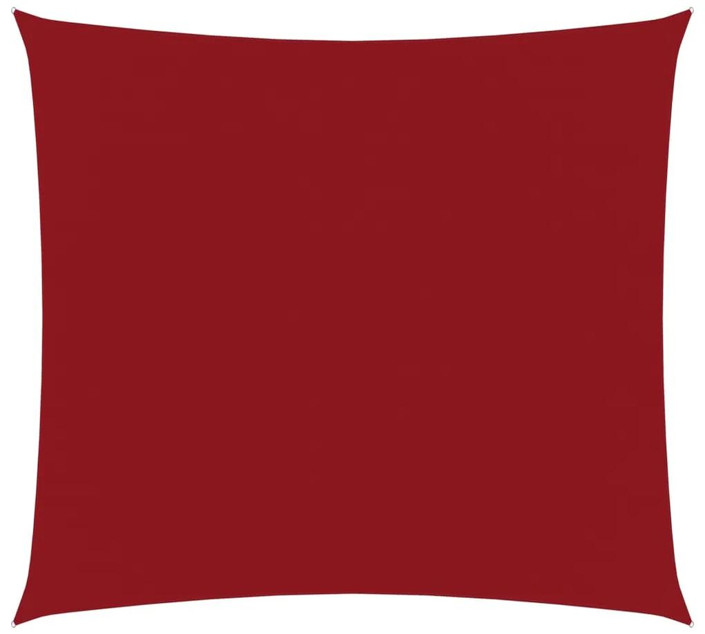 vidaXL Zonnescherm vierkant 6x6 m oxford stof rood