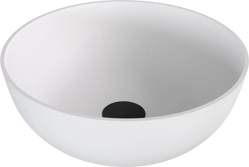 Polysan Banera waskom rond 39x14cm wit mat