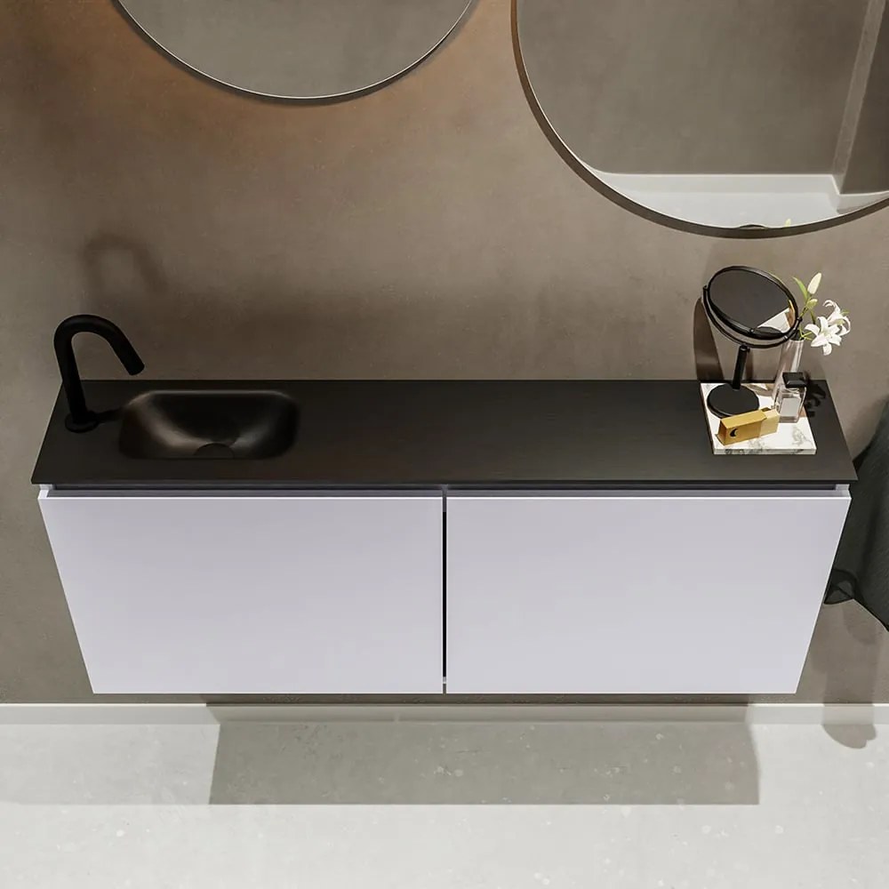 Mondiaz Ture 120cm toiletmeubel cale met wastafel urban links 1 kraangat