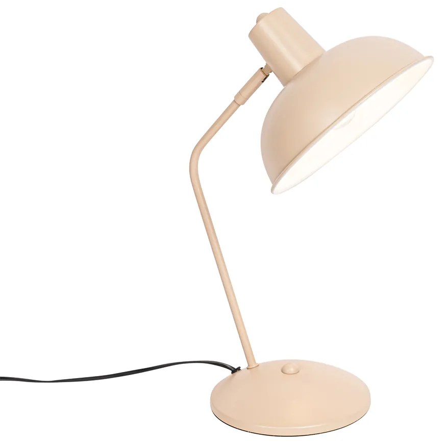 Retro tafellamp beige - Milou