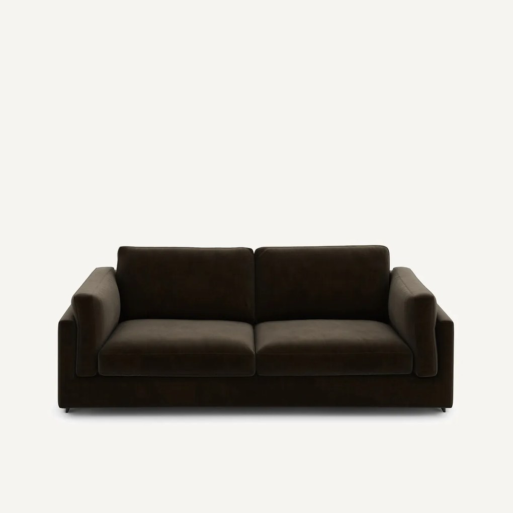 Omvormbare bank in fluweel, César