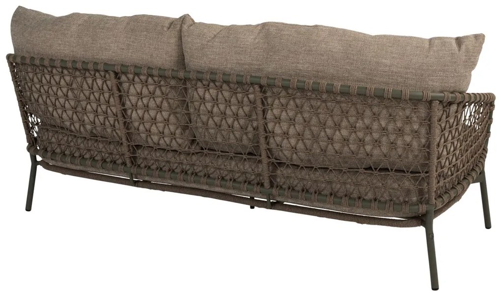 4 Seasons Outdoor Jura loungebank olijfgroen SALE Loungebank beige weerbestendig