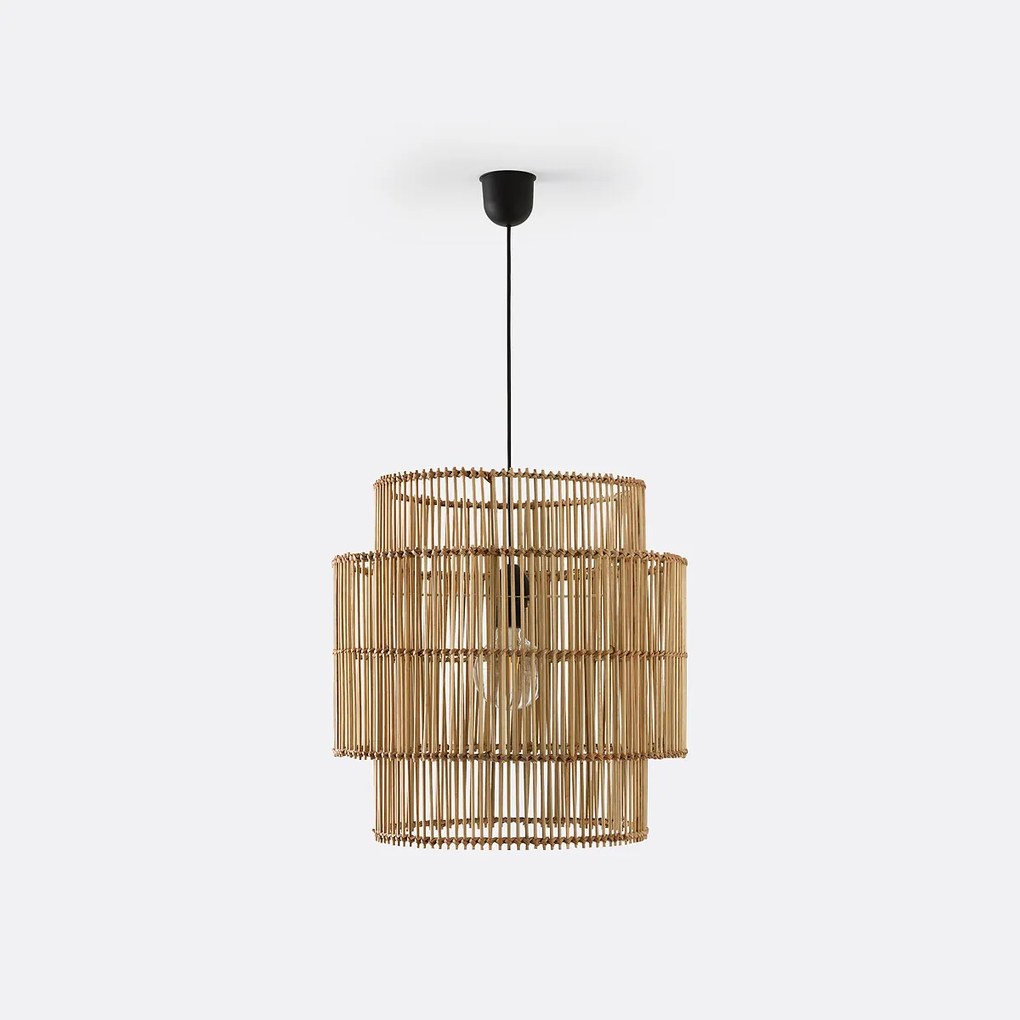 Hanglamp in bamboe,Ø46 cm, Haya