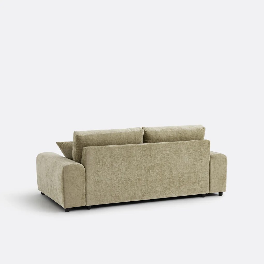 2-zits rechte bank in gevlamd chenille, GALENE