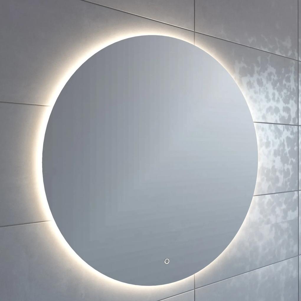 Badkamerspiegel Arcqua Rond 120 cm Deluxe 2.0 LED Verlichting Warm White