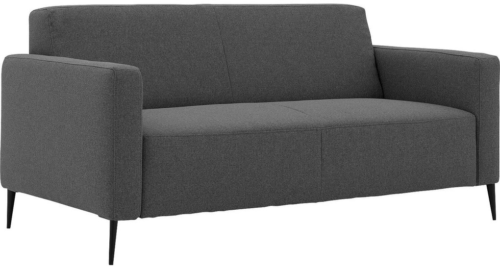 Goossens Key West grijs, stof, 2,5-zits, modern design