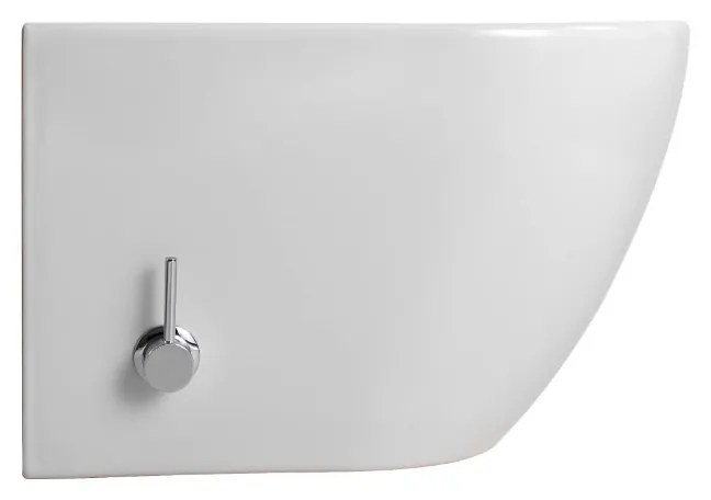 Sanigoods Pieter randloos toiletpot met bidetsproeier wit glans