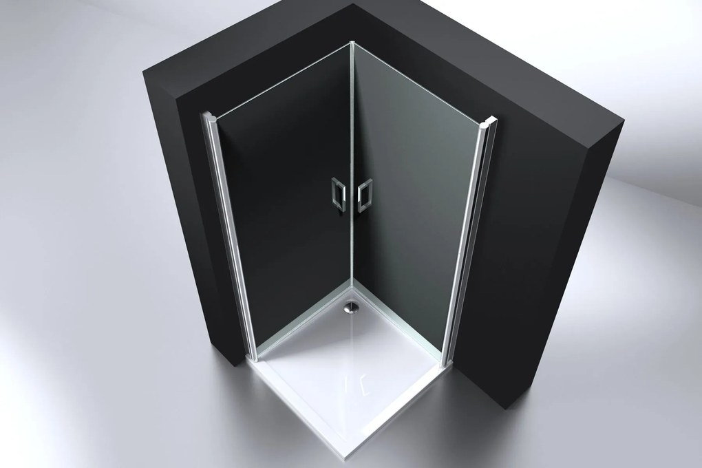 Best Design Arek vierkante douchecabine met 2 deuren 90x90cm anti-kalk
