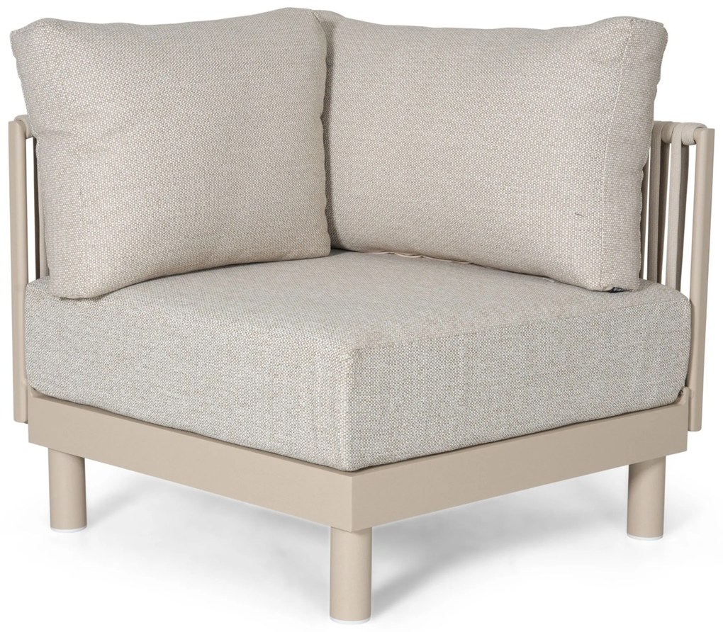 Hoek loungeset 6 personen Rope Zand/Beige Lifestyle Garden Furniture Solento