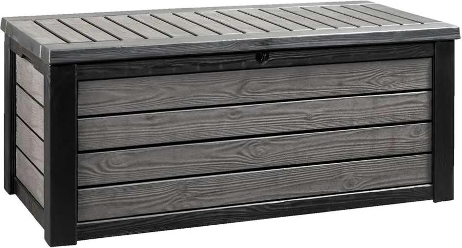 Keter opbergbox Brushwood XL - grijs - 155x72,4x64,4 cm - Leen Bakker