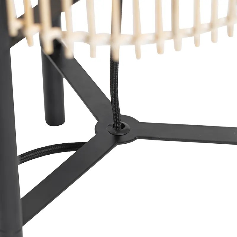 Scandinavische tafellamp bamboe - Natasja