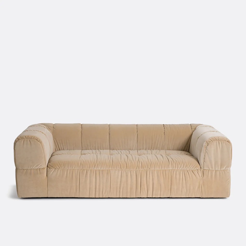 Rechte 3-zit superieur fluweel, LIZZY