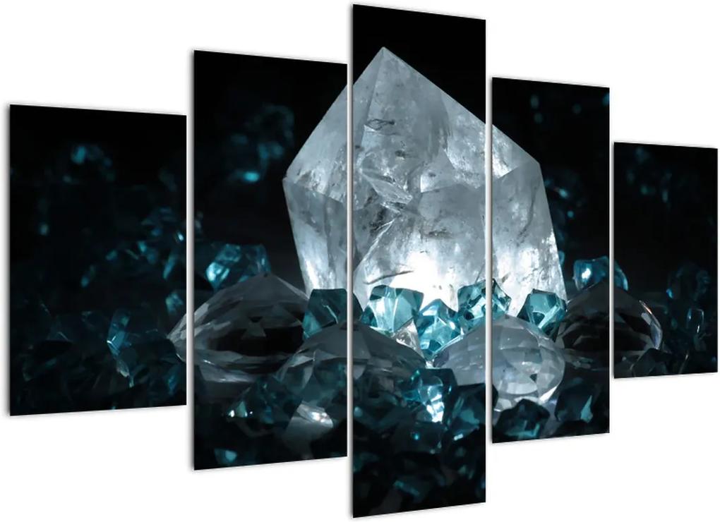 Schilderij - Kristal (150x105 cm), 40 andere afmetingen