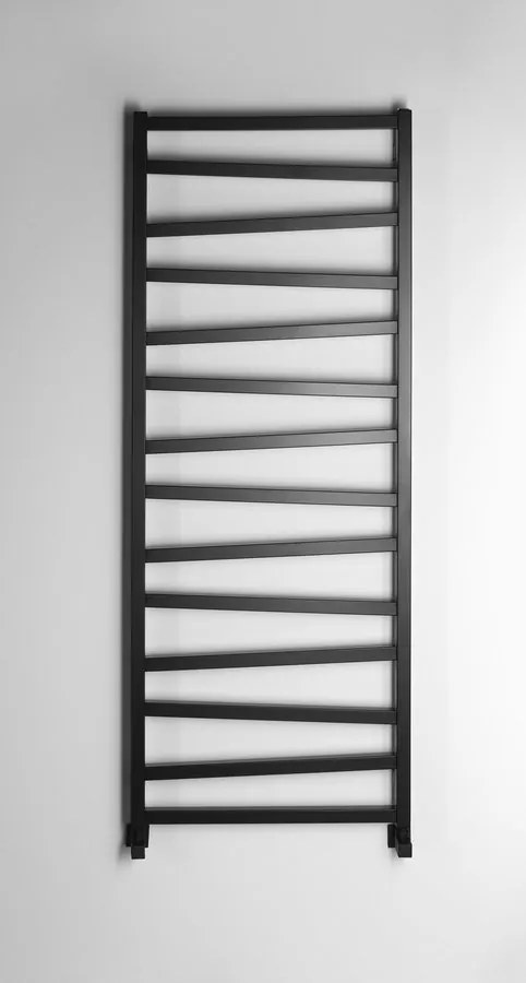 Sapho Zig badkamerradiator 60x157cm mat zwart