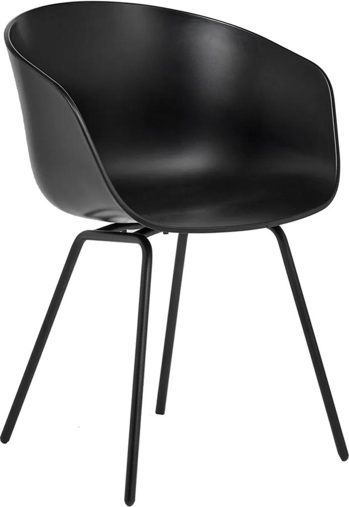 Hay About a Chair AAC26 stoel met zwart onderstel Black