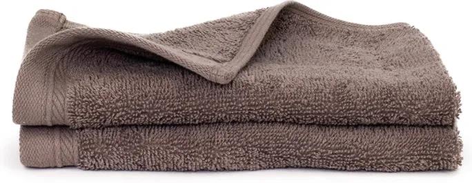 The One Towelling 2-PACK: Gastendoekjes Organic - 30 x 50 - Taupe