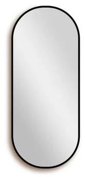 Saniclass Retro Line 2.0 Spiegel - ovaal 90x38cm - frame - mat zwart OUTLETSTORE SW8