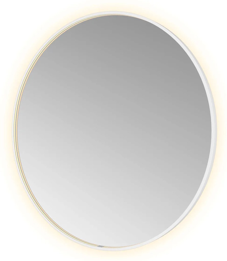 Hotbath &More Round spiegel 120cm wit mat