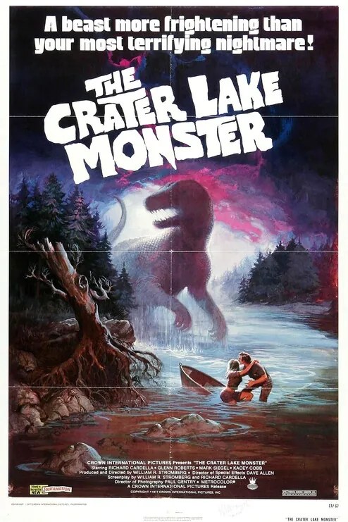 Ilustratie Crater Lake Monster