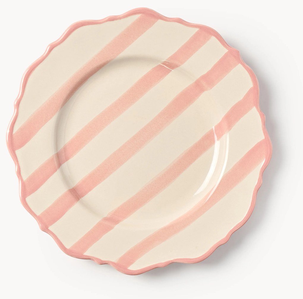 Handbeschilderde dinerborden Donald, 4-delig