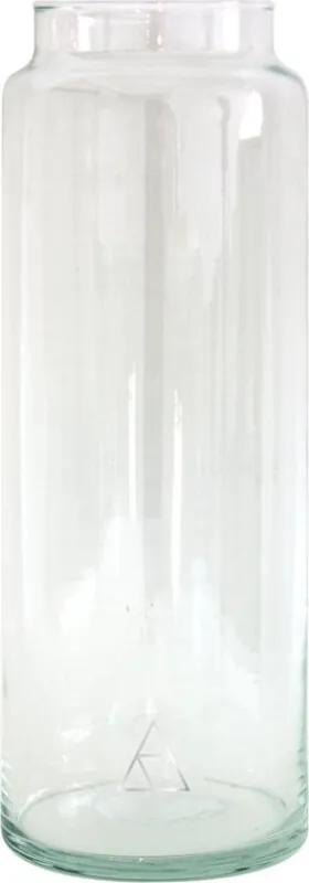 Vaas Tree XL - Handgemaakt - Glas - Ã˜10 x 30 cm - Zilver