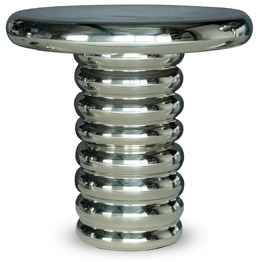 Bijzettafel Schroefdesign - 41 X 41cm.