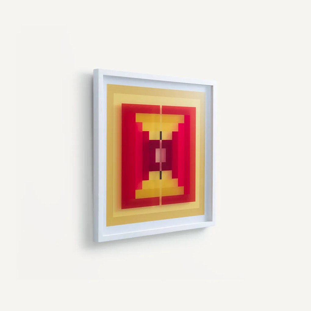 Gezeefdrukte glazen wandkunst, Seris