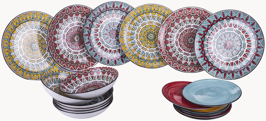Dinnerset Maya, 18-delig