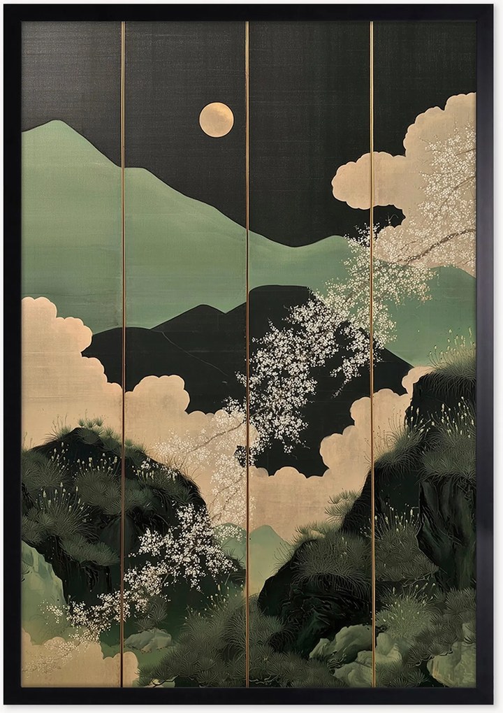 Ingelijste digitale print Whispering Sun