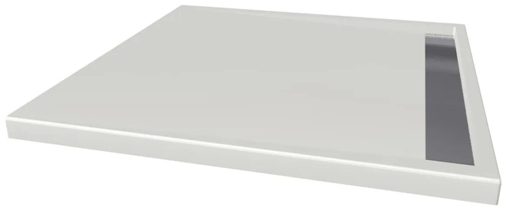 Xenz Easy-Tray douchebak 100x100x5cm edelweis