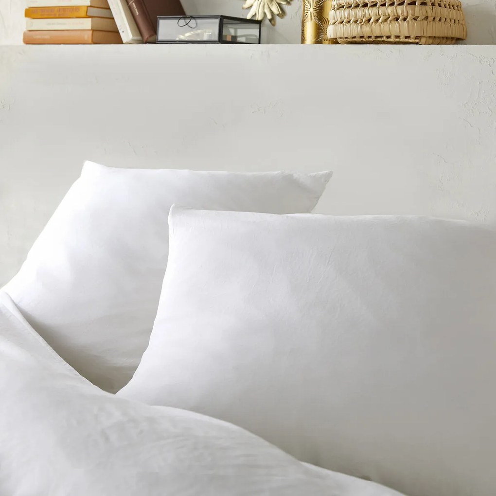 Bedset in gewassen microvezel, recycled polyester
